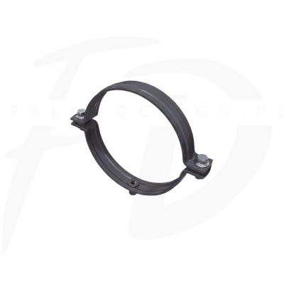 Obejma do dybla stal Inguri ⌀ 100 kolor grafitowy ciemny RAL 7016